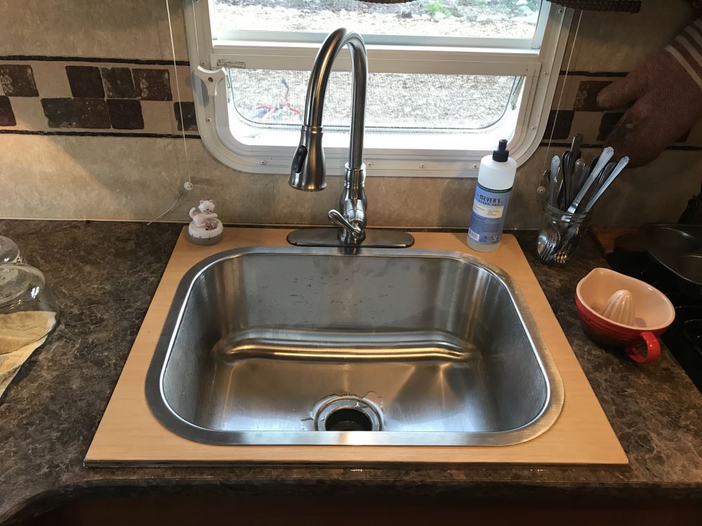 framing rv kitchen sink