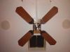 12V RV Ceiling Fan w/ Wall Switch - 4 Speed - 34-1/2" Diameter - Brushed Nickel - Cherry/Oak customer photo