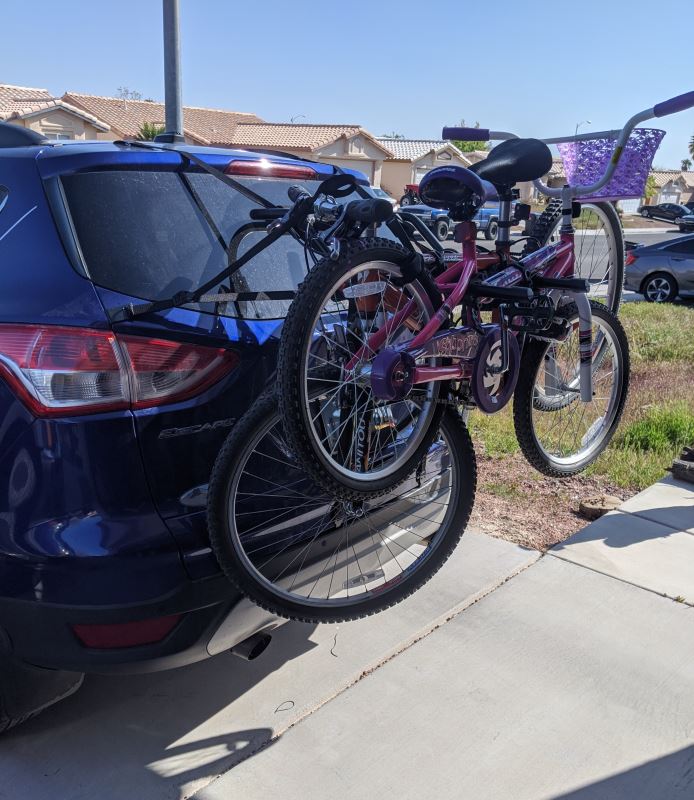 prius bike rack trunk