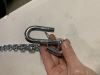 30" Long Safety Chain with 7/16" S-Hook with Latch - 5,000 lbs - Qty 1 customer photo