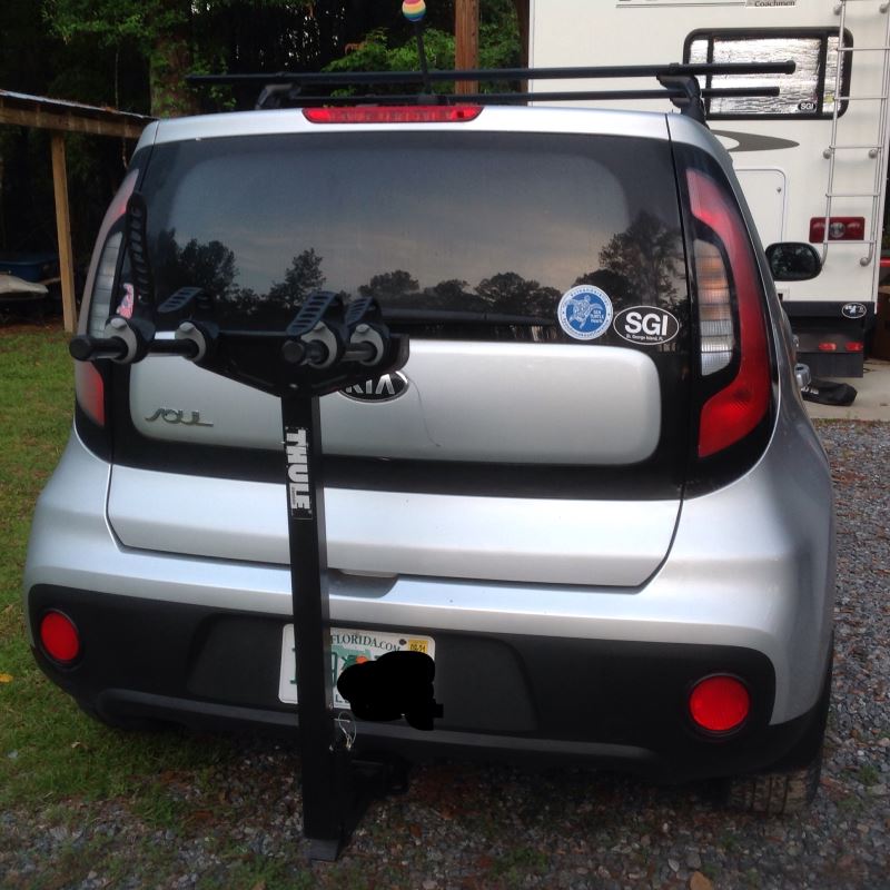 kia soul hitch bike rack