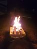 Fireside Outdoor Portable Fire Pit with Heat Shield customer photo