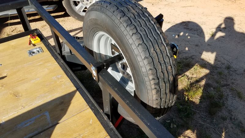 Spare Trailer Tire Carrier