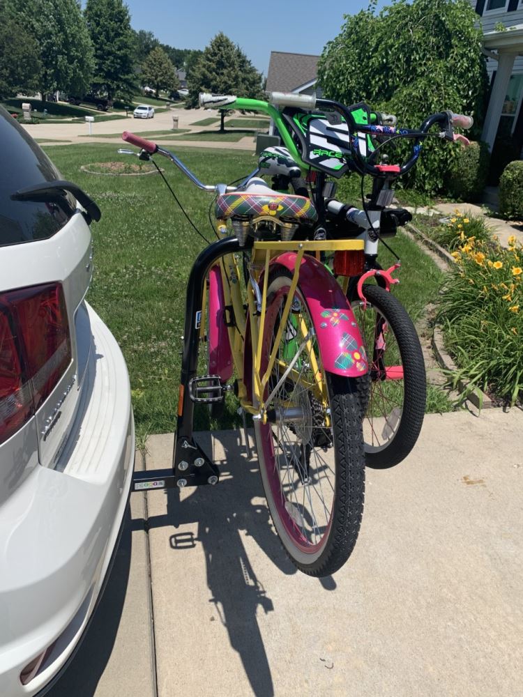 Reese Explore 4 Bike Rack for 2" Hitches Tilting Reese Hitch Bike