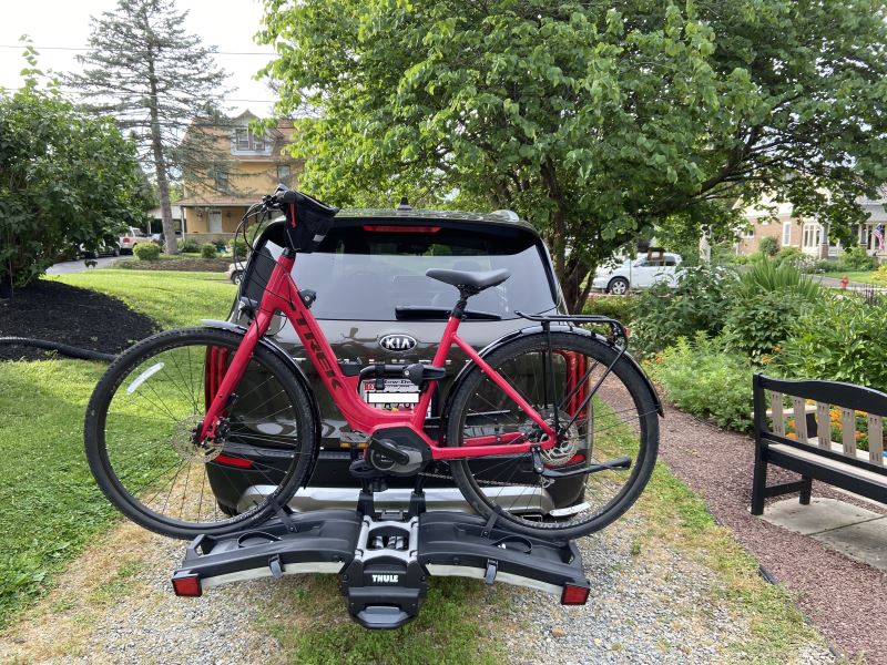 2019 Nissan Armada Thule EasyFold XT Bike Rack for 2 Electric Bikes - 1 ...