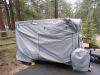 Adco SFS AquaShed Trailer Cover for Bumper Pull Horse Trailers up to 10' Long - Gray customer photo