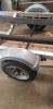 Single Axle Trailer Fender w Top Step - Style C - Silver Plastic - 8" - 12" Wheels - Qty 1 customer photo