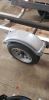 Single Axle Trailer Fender w Top Step - Style C - Silver Plastic - 8" - 12" Wheels - Qty 1 customer photo