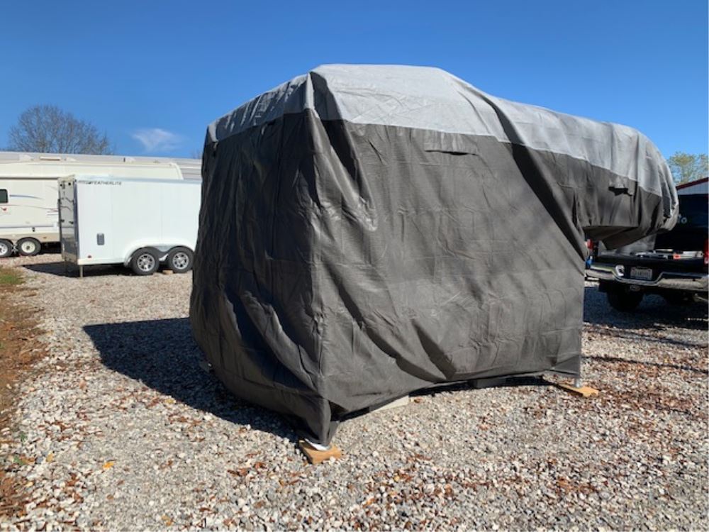 Camco UltraGuard Slide-In Camper Cover 16-1/2' Long Camco RV Covers  CAM45771