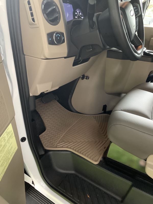 WeatherTech AllWeather Front Floor Mats Tan WeatherTech Floor Mats