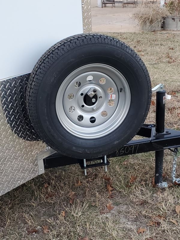 Demco Spare Tire Carrier For Up To 4 Trailer Tongue Black Demco Spare Tire Carrier Dm15851 76 9966