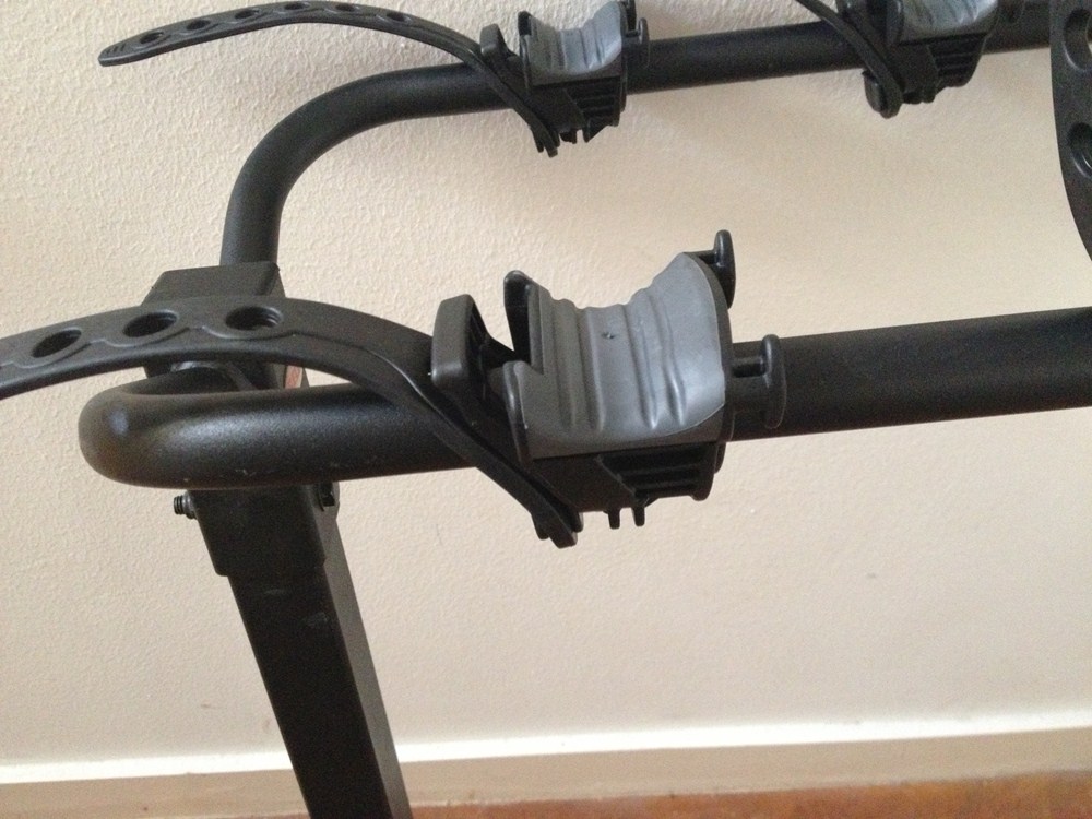 thule bike rack cradle strap