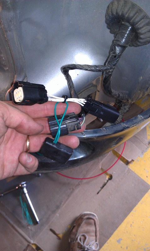 2011 Ford Flex T-One Vehicle Wiring Harness with 4-Pole Flat Trailer