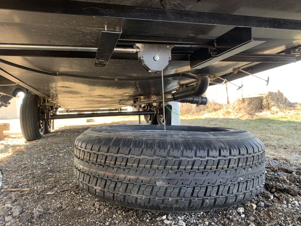 travel trailer spare tire undermount