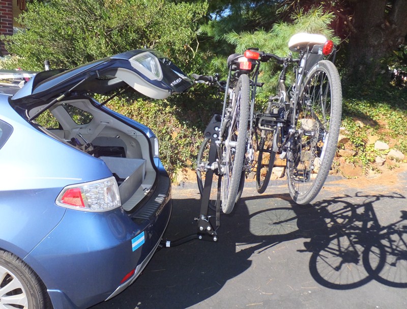 subaru wrx bike rack