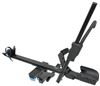 platform rack folding tilt-away rockymounts monorail solo bike for 1 - 1-1/4 inch and 2 hitches wheel mount