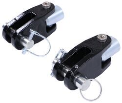 Adapter for Jeep D-Ring Bumper Mounts to Roadmaster Motor Home Mount Tow Bars - 3/4" Thick