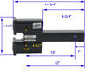 dual hitch adapter dimensions