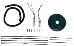 Roadmaster Tail Light Wiring Kit for Towed Vehicles - LED Bulb and Socket - Red - RM-152-LED