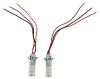 bypasses vehicle wiring bulb and socket kit roadmaster tail light w/ 7-way to 6-wire connector - led red