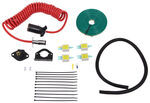 Roadmaster 4-Diode Universal Wiring Kit for Towed Vehicles - 7-Way to 6-Way Coiled Adapter Cord