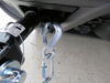 0  tow bar trailer safety chains in use