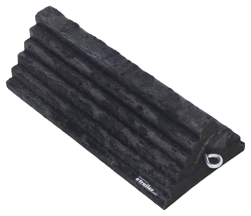 Rumber 16" Wheel Chock - Recycled Rubber and Plastic - Qty 1 Single Chock RM44FR