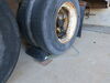 0  wheel chock recycled rubber/plastic rumber 16 inch chocks w/ 5' pull chain - rubber and plastic qty 2