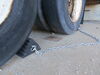 Rumber 16" Wheel Chocks w/ 5' Pull Chain - Recycled Rubber and Plastic - Qty 2 Trailer Wheel Chock RM97FR