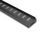 romik nerf bars - running boards matte finish rof-t w/ custom install kit 6 inch wide black aluminum