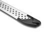 romik nerf bars - running boards matte finish ral-s w/ custom install kit 5-1/2 inch wide silver aluminum