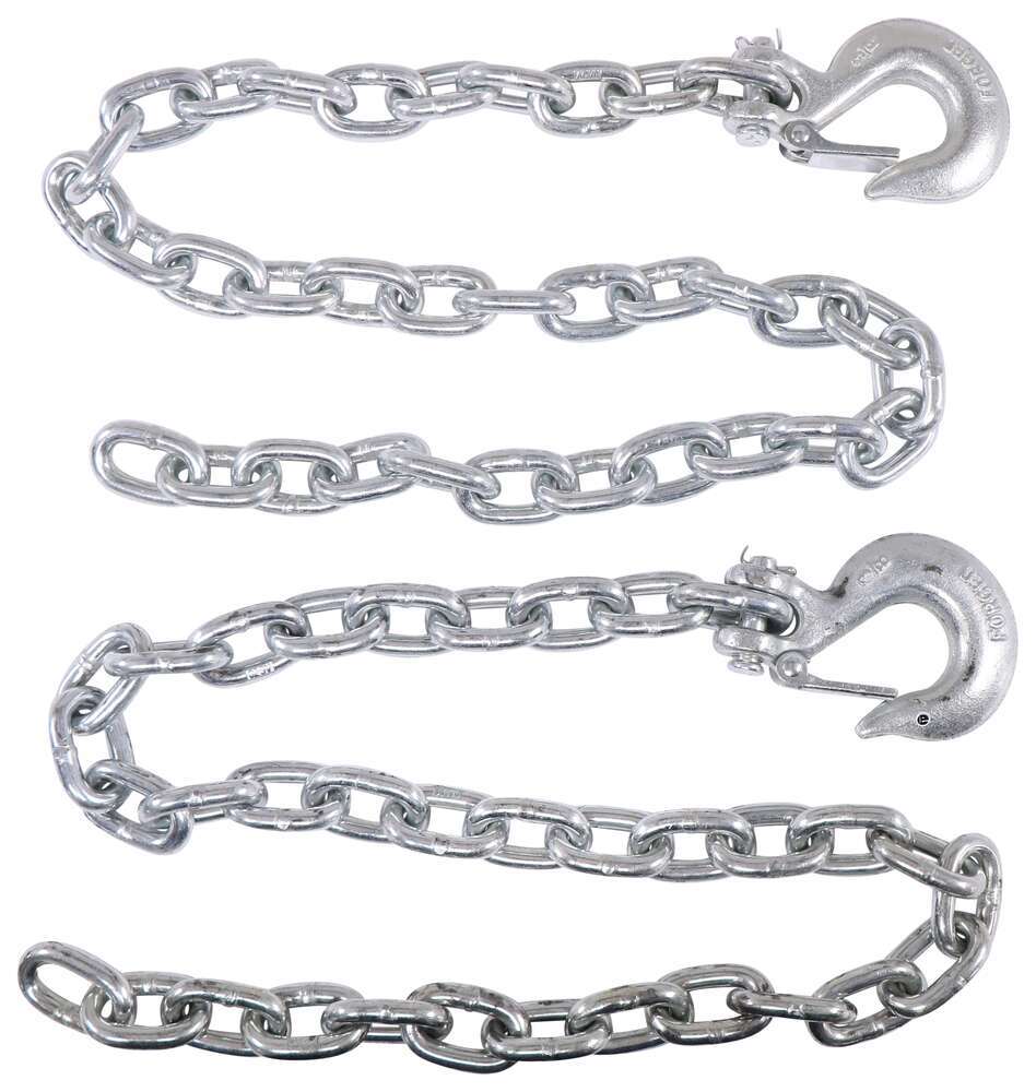 Reese Safety Chain Kit with Clevis Hooks - 44 Long - 20,000 lbs - Qty 2  Reese Trailer Safety Chains RP49151