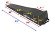 storage and display ramps service race 2-stage incline for - 8 inch lift 72 long qty 2