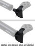 0  roof rack rollers roller adapters for rhino-rack stow it crossbar accessory mounting system