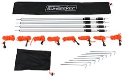 4 Pole Awning/Tent Kit for Rhino-Rack Sunseeker Awning Base Tent - RR32124