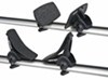 kayak aero bars factory round square elliptical rhino-rack nautic roof carrier w/ tie-downs - rear loading clamp on
