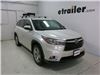 2015 toyota highlander  roof rack fixed rhino-rack ski and snowboard carrier - locking 3 pairs of skis or 2 boards