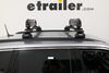 2024 jeep compass  roof rack fixed rhino-rack ski and snowboard carrier - locking 4 pairs of skis or 2 boards