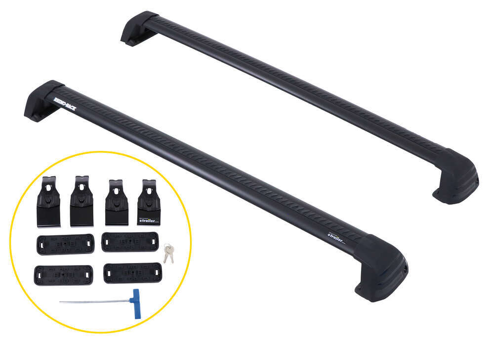 Rhino Rack Roc25 Roof Rack For Naked Roofs Vortex Aero Crossbars Aluminum Black Rhino Rack Roof Rack Rr67rr