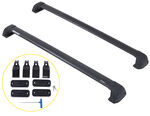 Rhino-Rack ROC25 Roof Rack for Naked Roofs - Vortex Aero Crossbars - Aluminum - Black