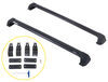 complete roof systems rhino-rack roc25 rack for naked roofs - vortex aero crossbars aluminum black