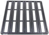 complete roof systems rhino-rack pioneer platform rack with gutter mount backbone mounting system - 57 inch x 59