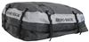 waterproof material roof basket mount rhino-rack rooftop cargo bag - 12 cu ft 47 inch x 37-1/2 11-1/2