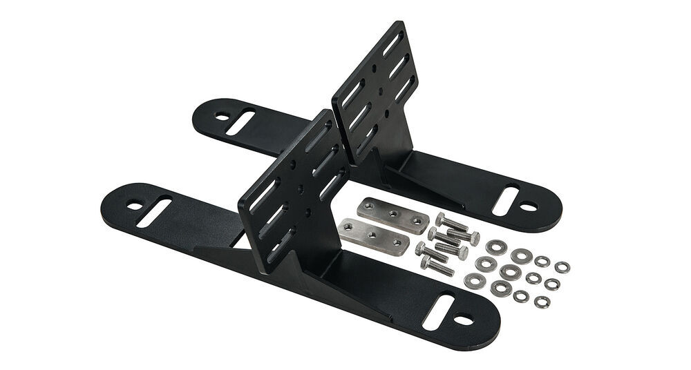 RhinoRack Recovery Track Brackets for Pioneer Platform Rack Rhino Rack