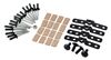 crossbars custom fit roof rack kit with rrrcl4 | rrrcp46-bk rrrdm01 rrva118b