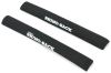 canoe kayak paddle board surfboard aero bars elliptical factory round square rhino-rack crossbar pads w/ tie-downs - universal 27-1/2 inch long qty 2