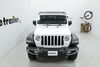 2023 jeep gladiator  complete roof systems rhino-rack sg rack for rain gutters - vortex aero crossbars aluminum black