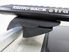 2013 cadillac srx  crossbars rhino-rack vortex aero - aluminum black 46 inch long qty 2