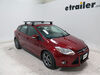 2013 ford focus  crossbars rhino-rack vortex aero - aluminum black 49 inch long qty 2