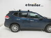 2016 nissan rogue  crossbars on a vehicle